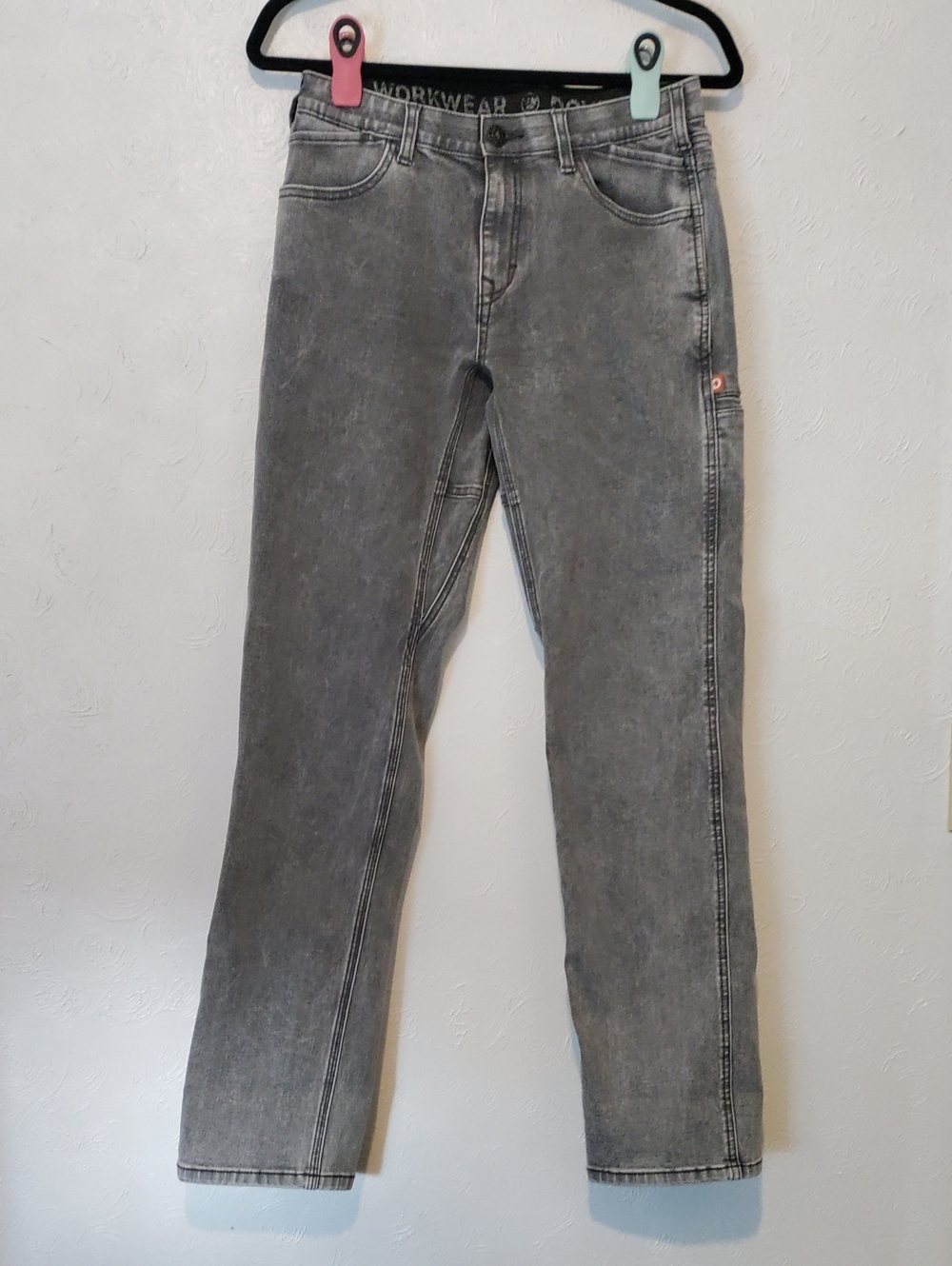 Dovetail Workwear Shop Pant Gray Stonewashed Jeans